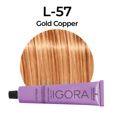SCHWARZKOPF - IGORA ROYAL_Igora Royal Fashion Lights L - 57 Golden Copper_Cosmetic World